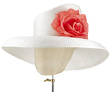The Diana (White) - hat designed by LD Carey Designs - Rent The Races  - 2