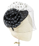Polka Dot Roses - fascinator designed by unknown - Rent The Races  - 2